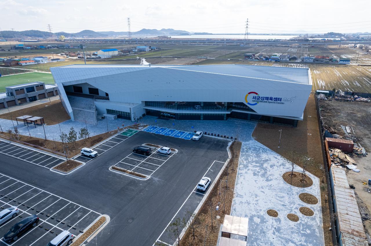서군산복합체육센터 드론사진