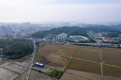 전북대병원예정지 드론사진