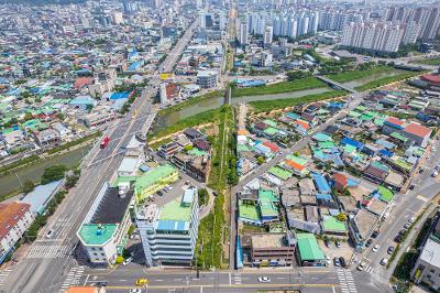 바람길숲 드론사진