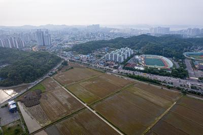 전북대병원예정지 드론사진