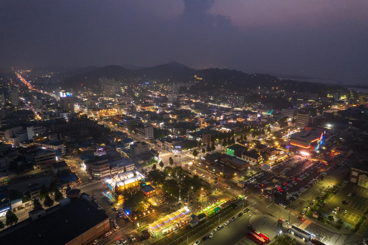 야행 드론사진