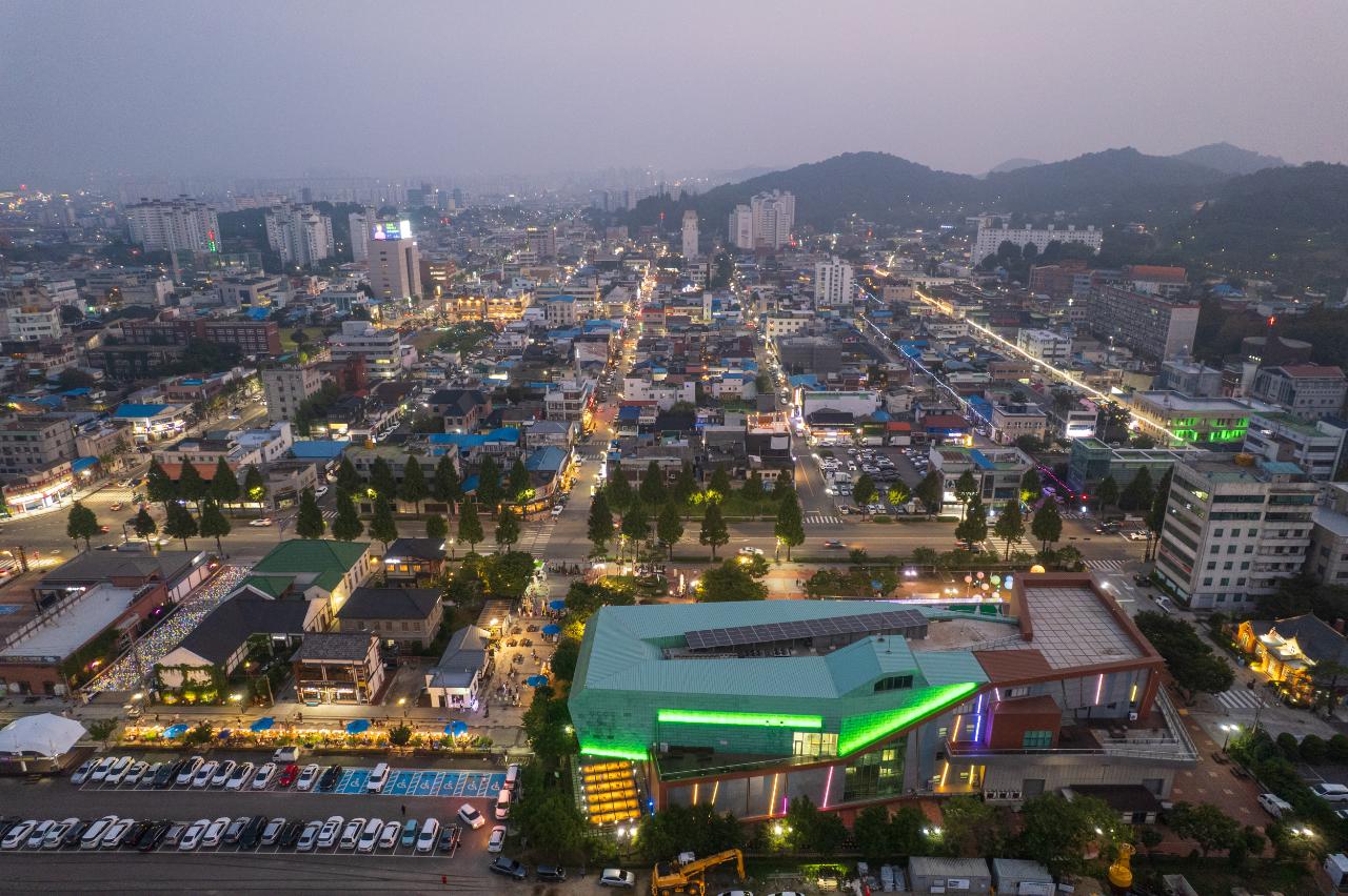 야행 드론사진
