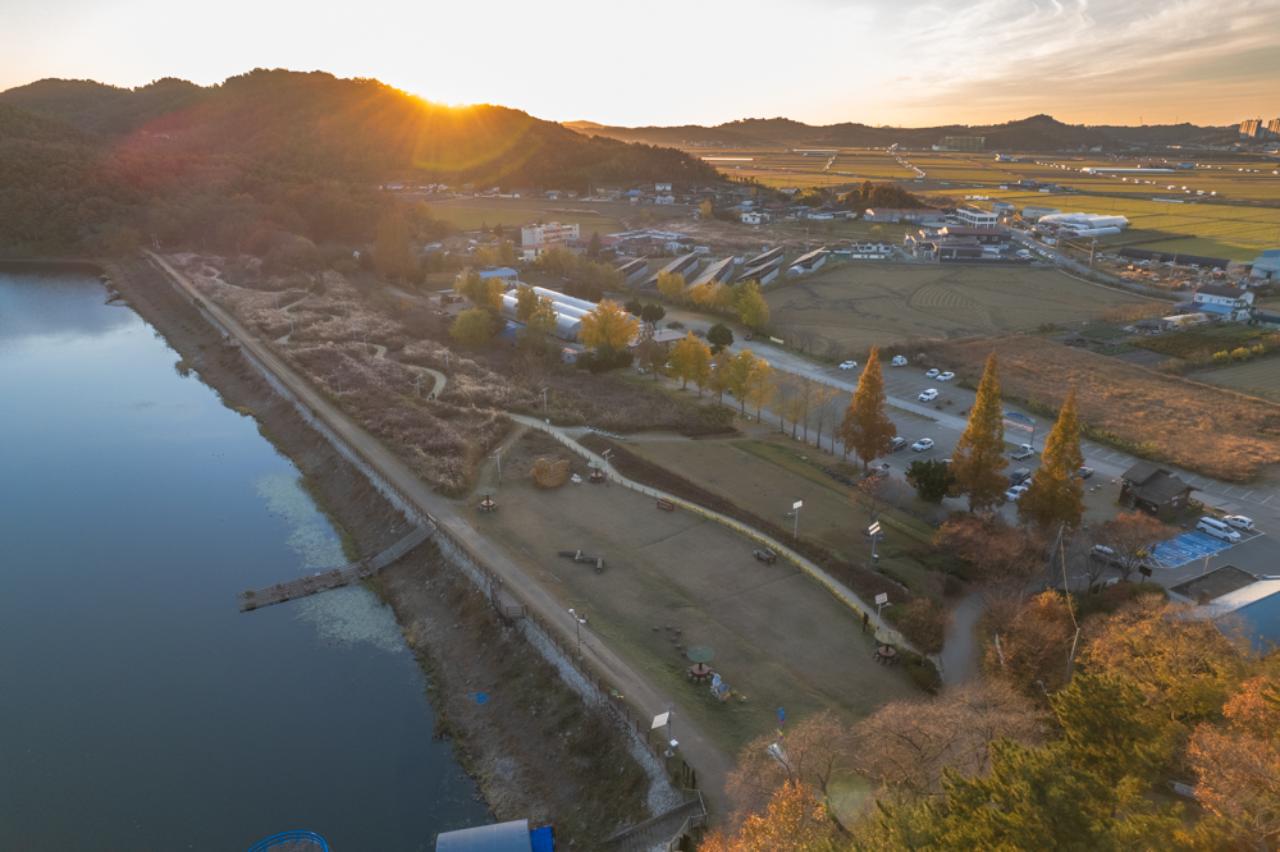 청암산(억새) 드론사진