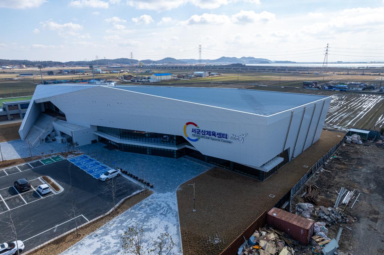 서군산복합체육센터 드론사진