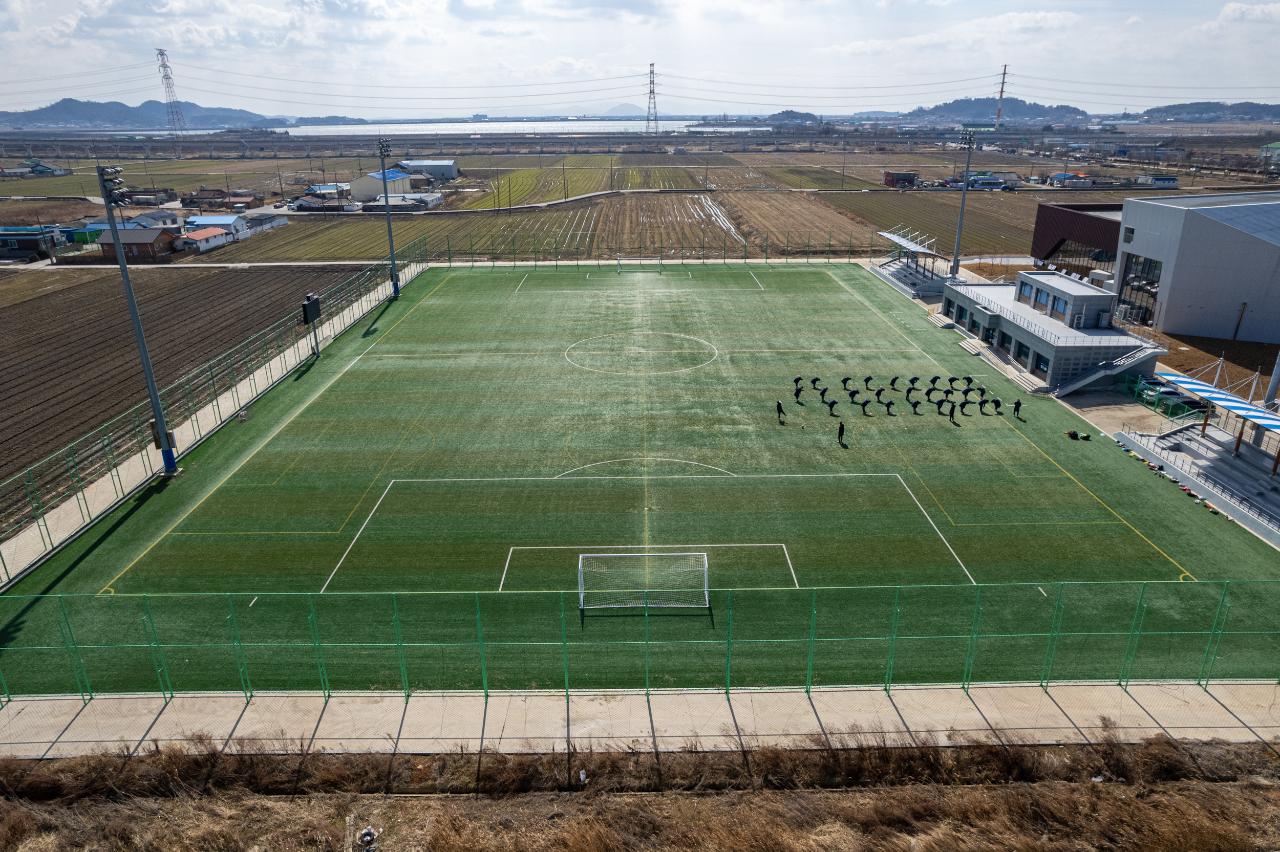 서군산복합체육센터 드론사진