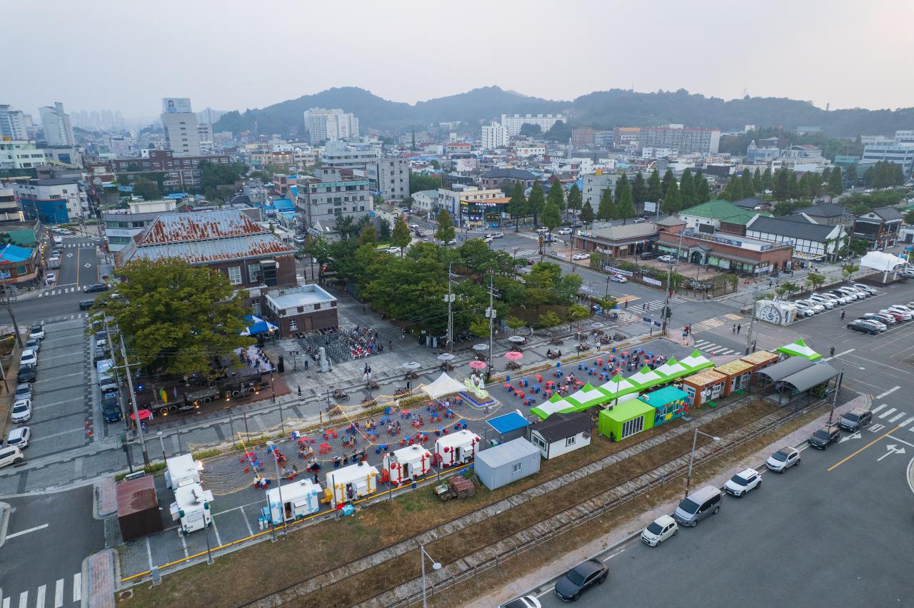 야행 드론사진
