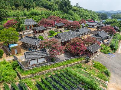옥구향교(배롱) 드론사진