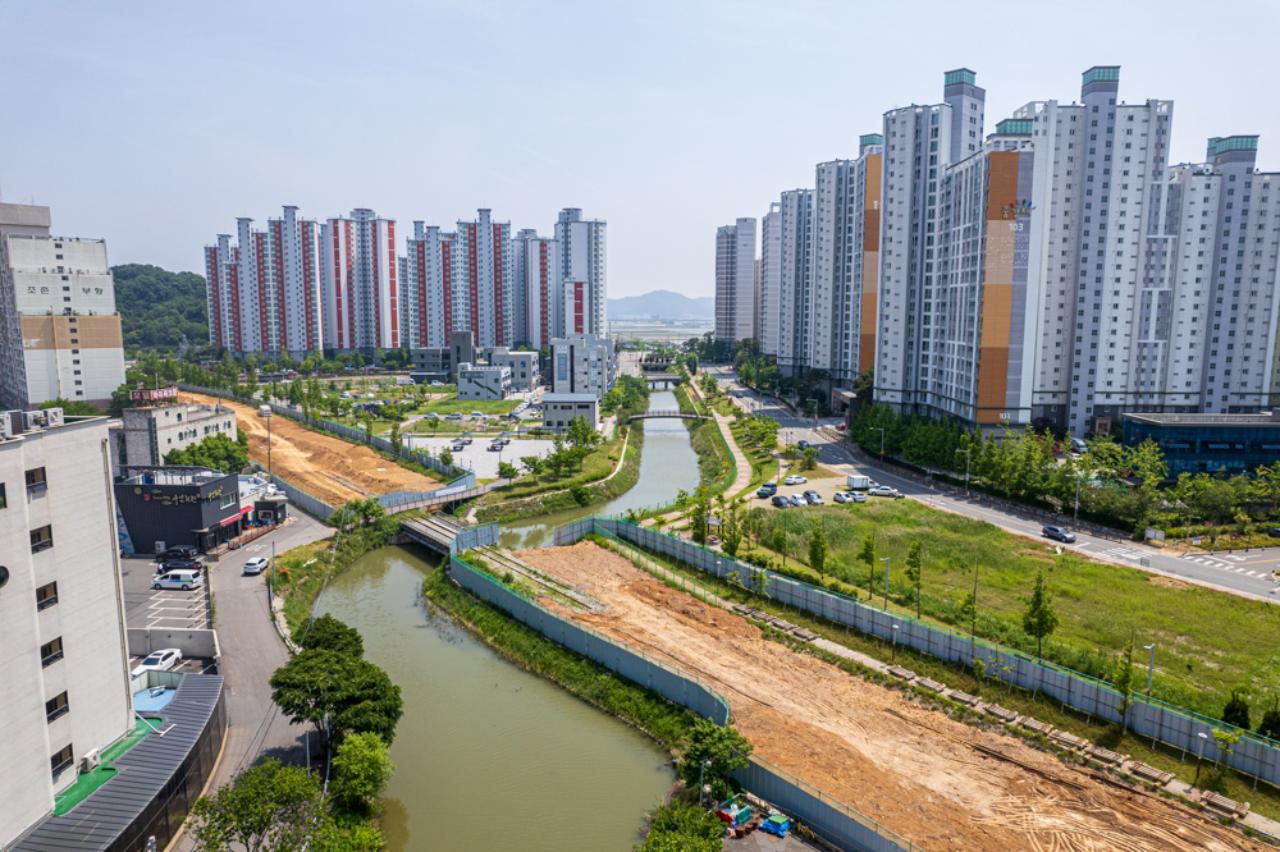 바람길숲 드론사진