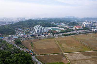 전북대병원예정지 드론사진
