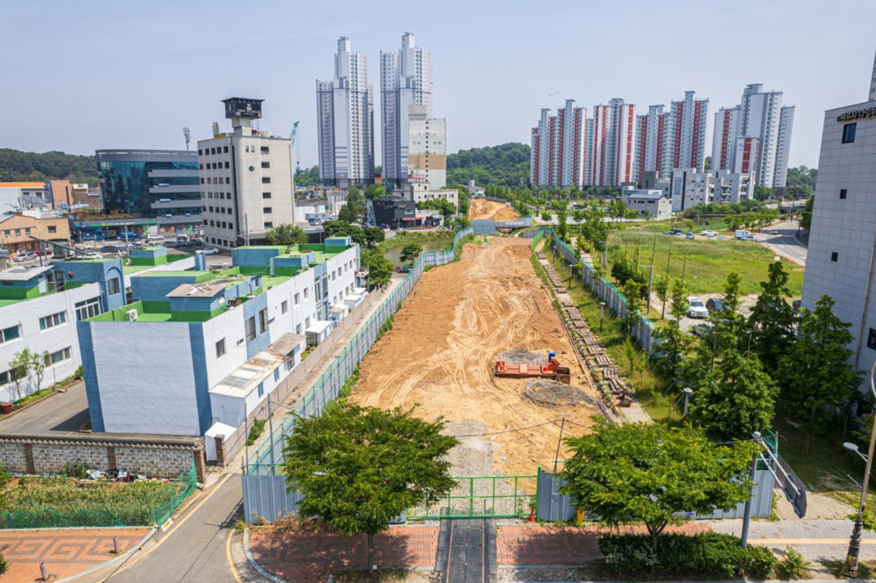바람길숲 드론사진