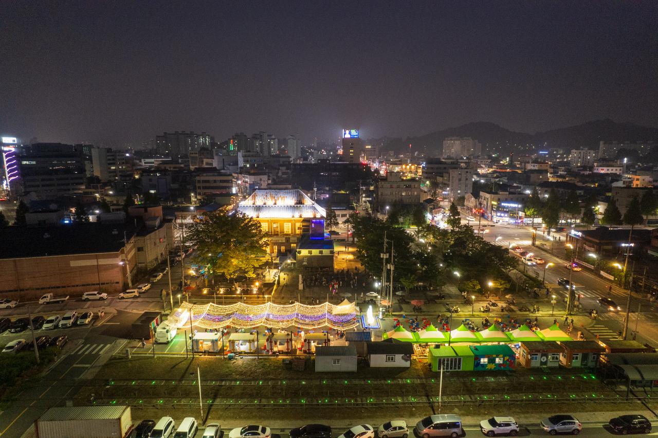 야행 드론사진