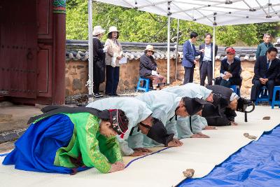 옥구향교 춘기 석전대제 봉행