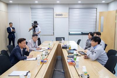 유망 강소기업 인증서 현판식