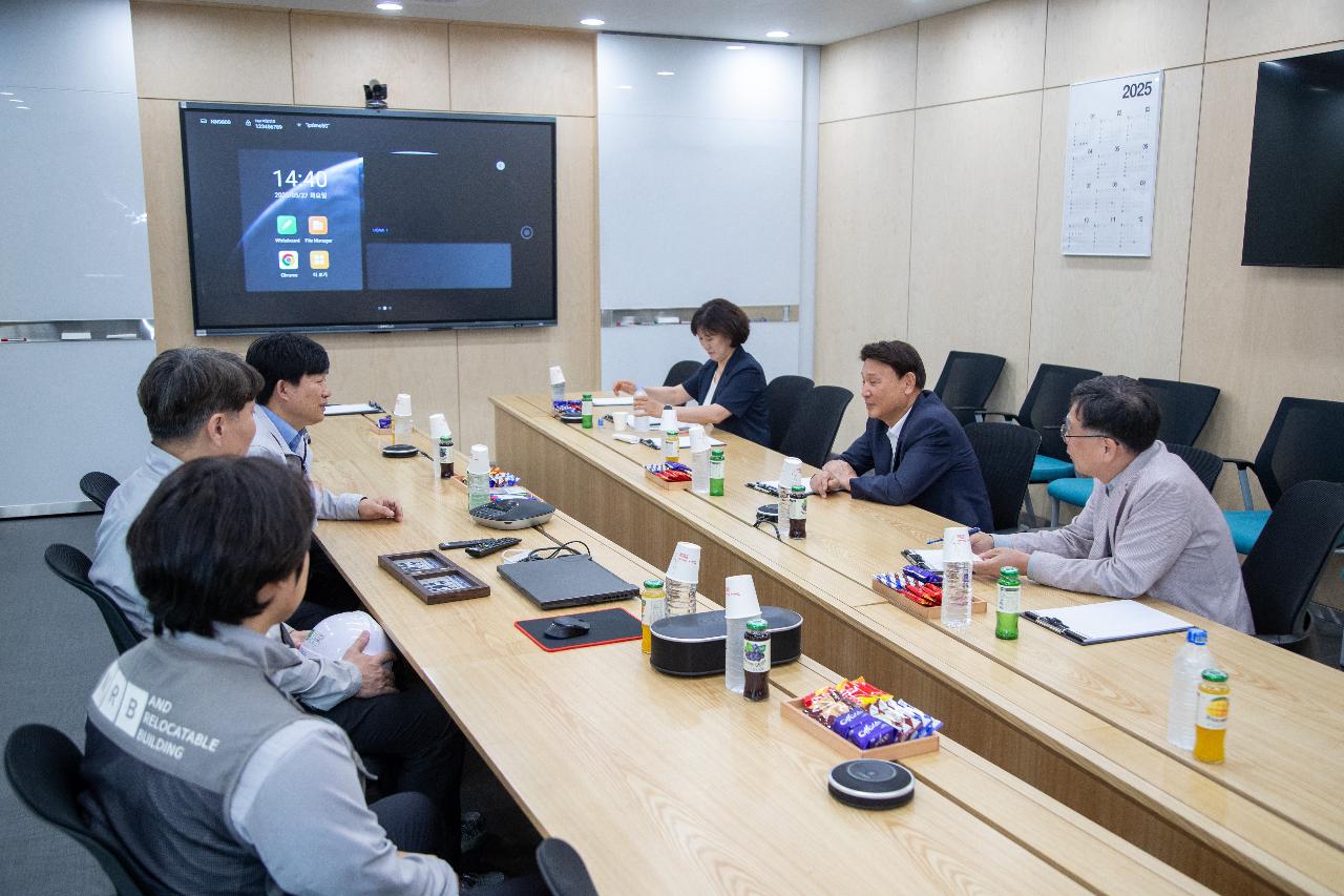 유망 강소기업 인증서 현판식