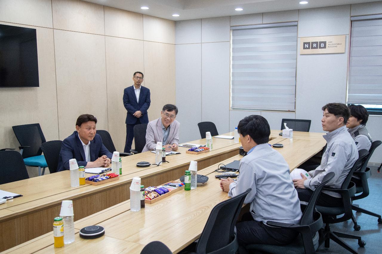 유망 강소기업 인증서 현판식