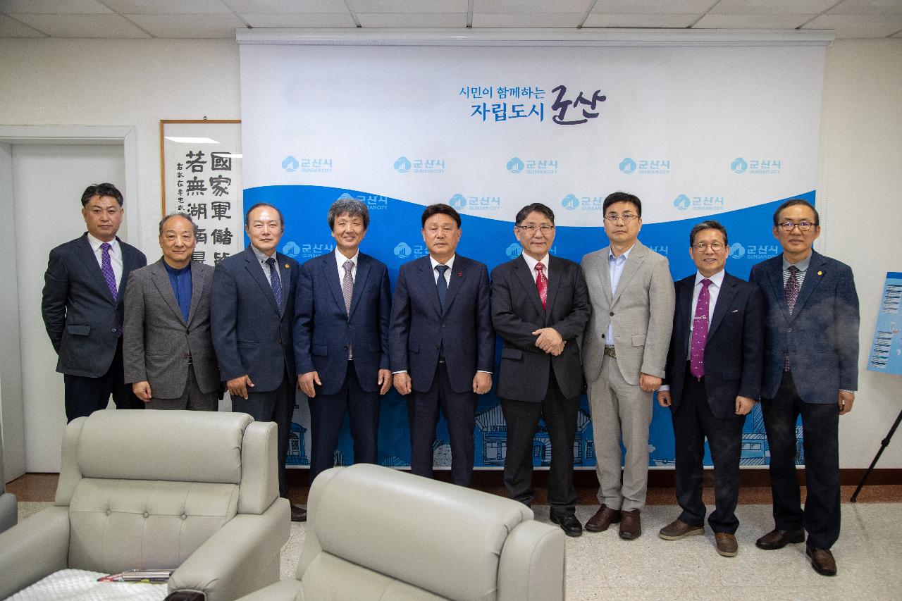군산기독교연합회 임원진 면담