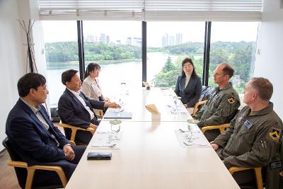 미공군 제8전투비행단장 환송식