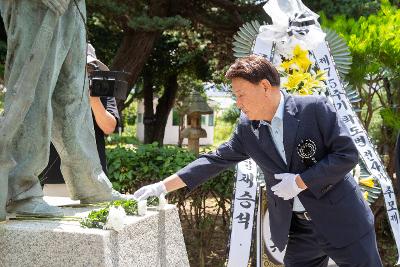제75회 군산중.고 6.25학도병 전사자 추모제