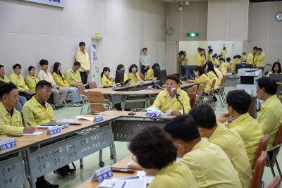 을지연습 최초 상황 보고