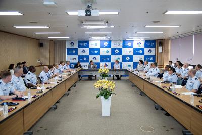 미공군 제8전투비행단 초청 시정 설명