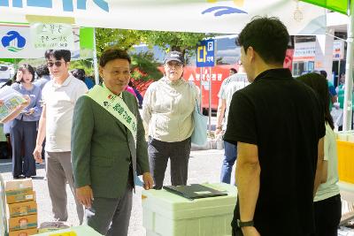 자매도시 김천 방문 농특산물 교류 판매행사