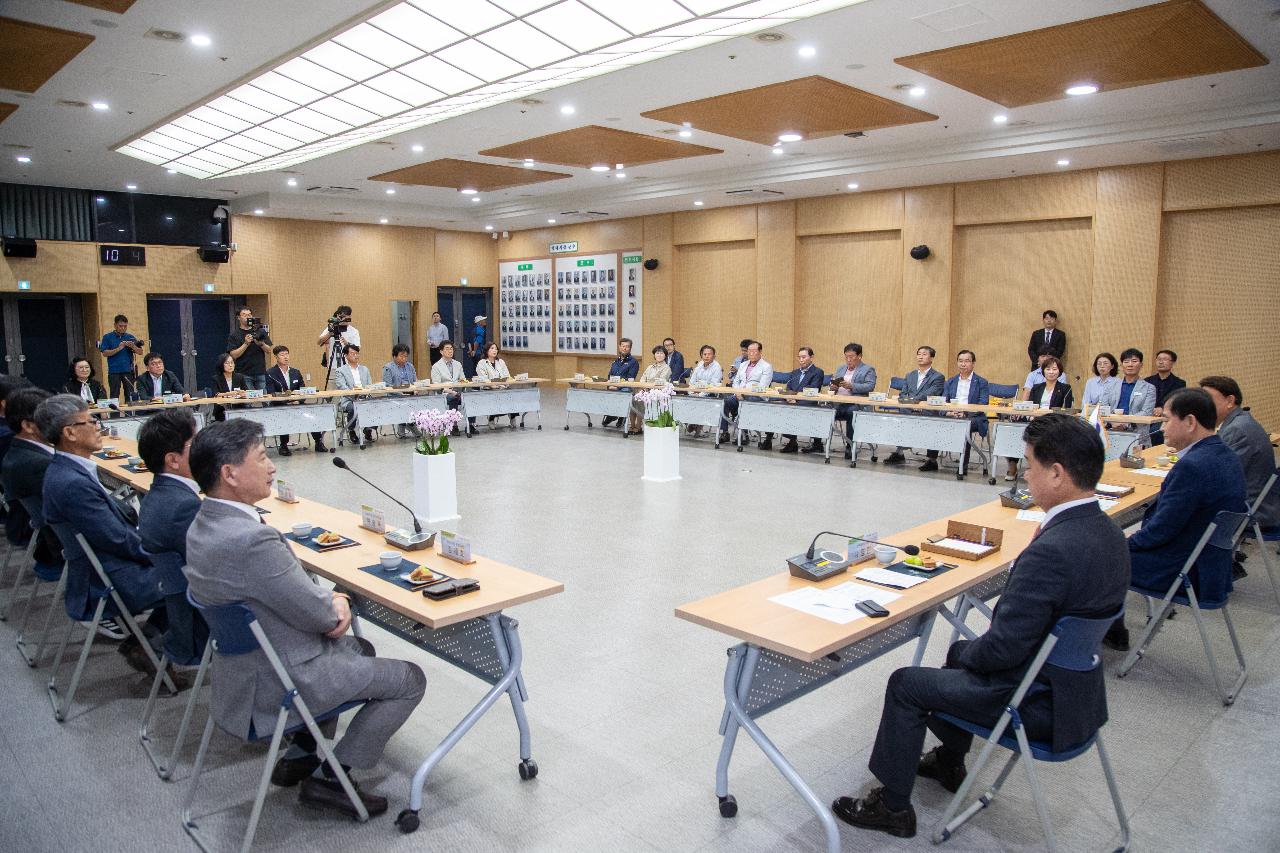 자매도시 김천 방문 농특산물 교류 판매행사