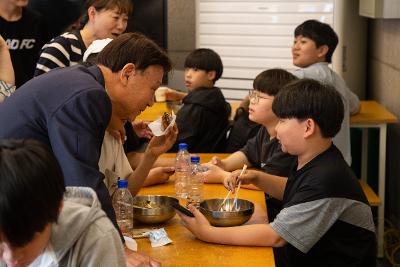 사랑의밥차 격려 방문