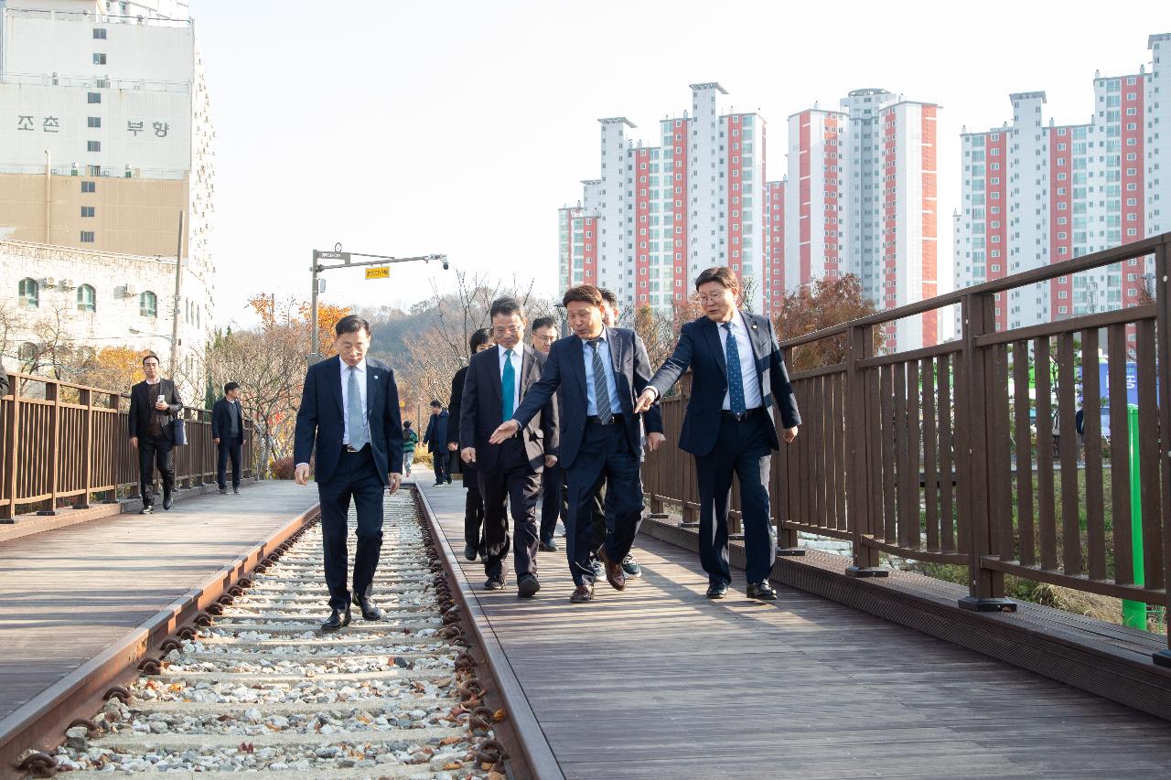 군산 철길숲 준공식