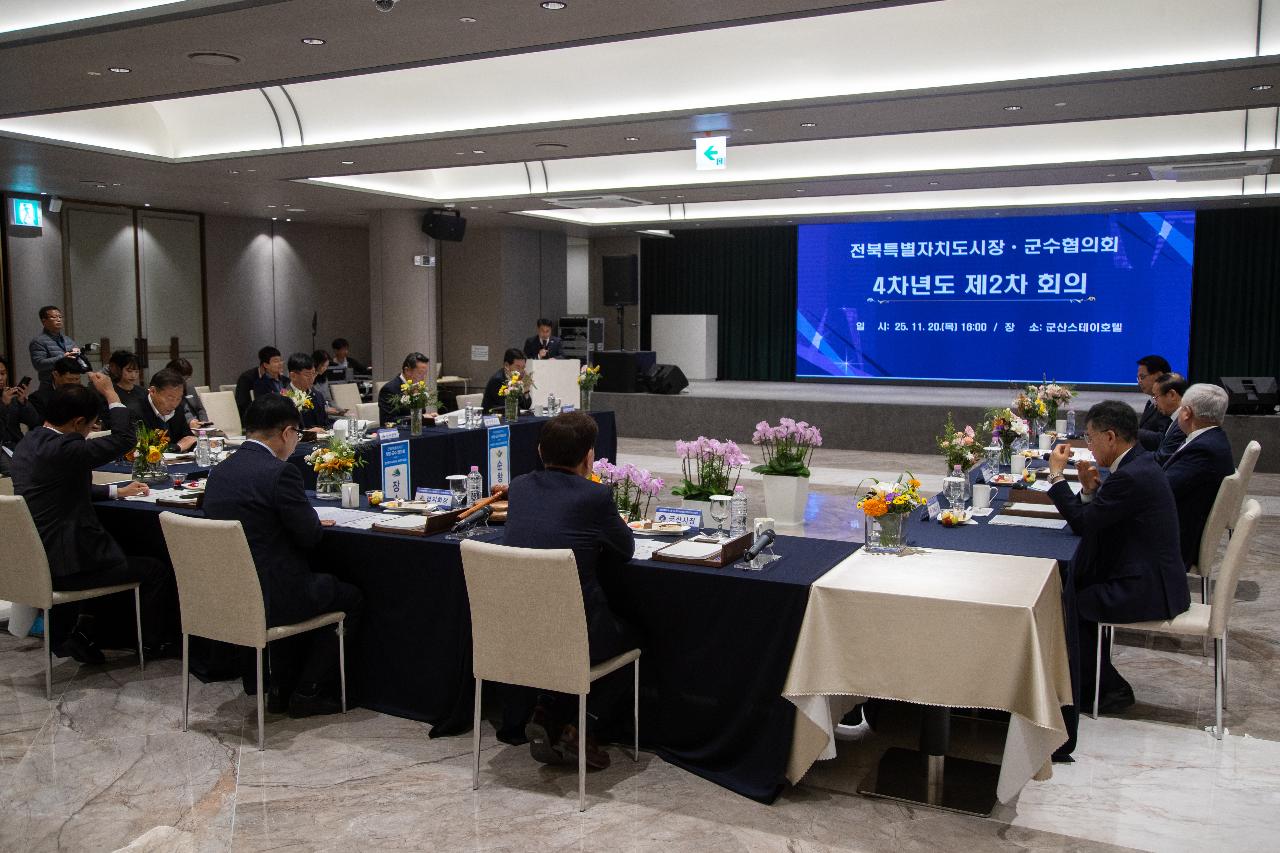 전북 시장.군수협의회 4차년도 제2차 회의
