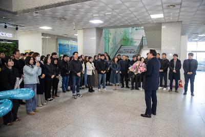 기획행정국 기념촬영