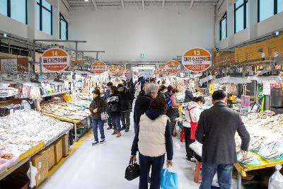 수산물종합센터 건어매장 개장식