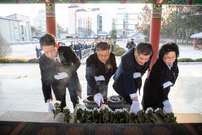 2026년 병오년 신년 호국의 숲 참배