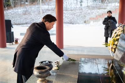 2026년 병오년 신년 호국의 숲 참배