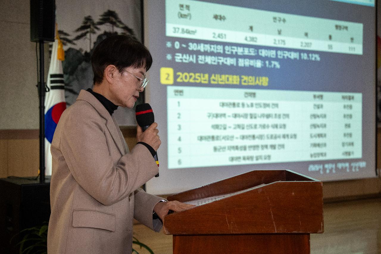 대야면 신년대화