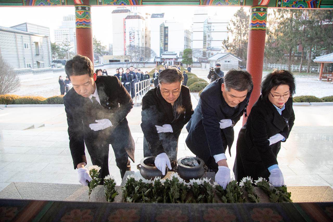 2026년 병오년 신년 호국의 숲 참배