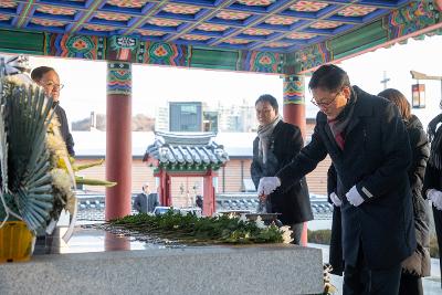 2026년 병오년 신년 호국의 숲 참배