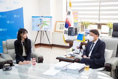 군산 상일고등학교 헌혈증서 기증식