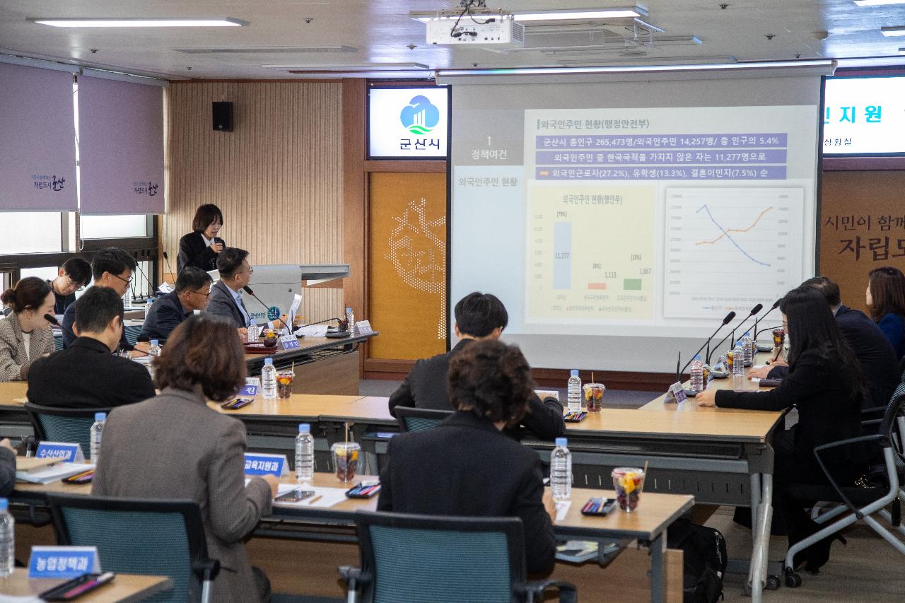 2026년 제1회 군산시 외국인주민 지원 협의회