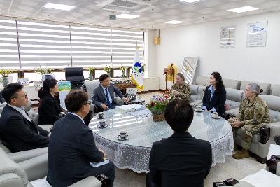 미공군 제8전투비행단장 환송 차담회