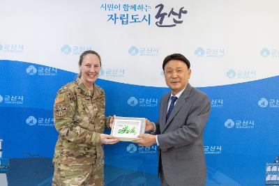 미공군 제8전투비행단장 환송 차담회