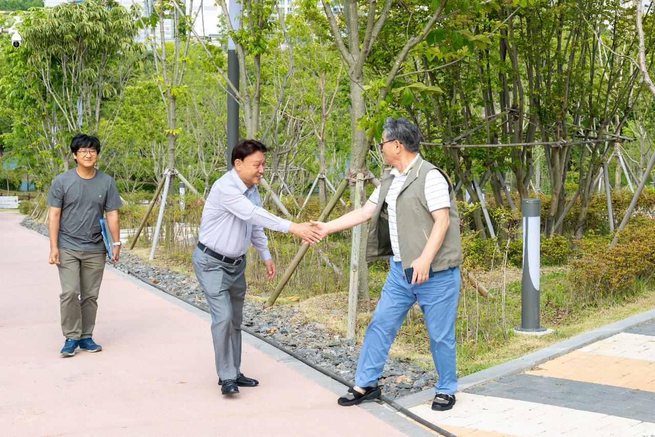 새들공원 현장방문