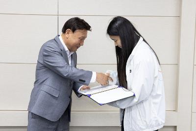 2025 자기신청장학금 우수활동자 표창 수여식