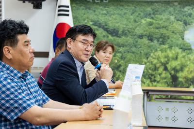 시장과 함께하는 시민대화(옥산면)