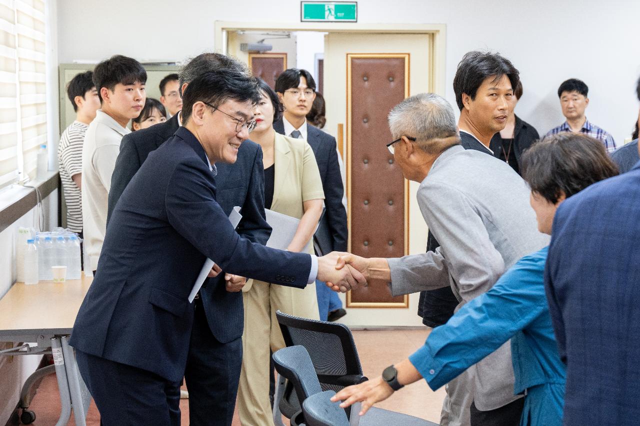 시장과 함께하는 시민대화(옥산면)