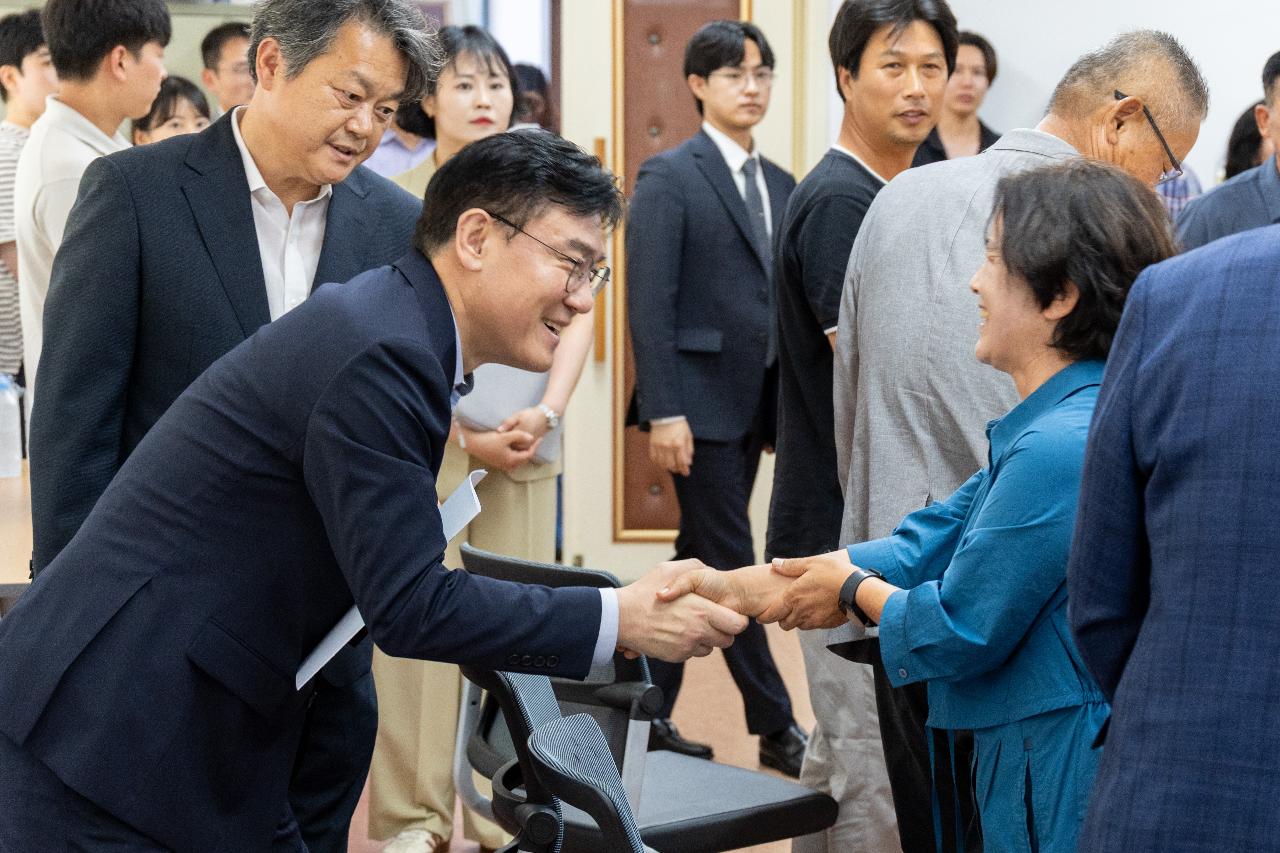 시장과 함께하는 시민대화(옥산면)