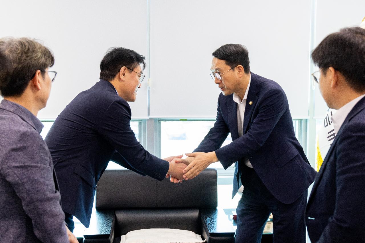 새만금개발청장 면담