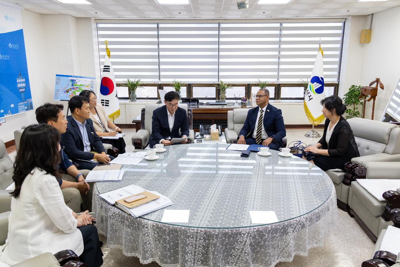 미국 타코마시 자매도시위원회 부위원장 방문