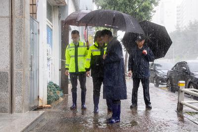 집중호우 관련 침수지역 현장방문