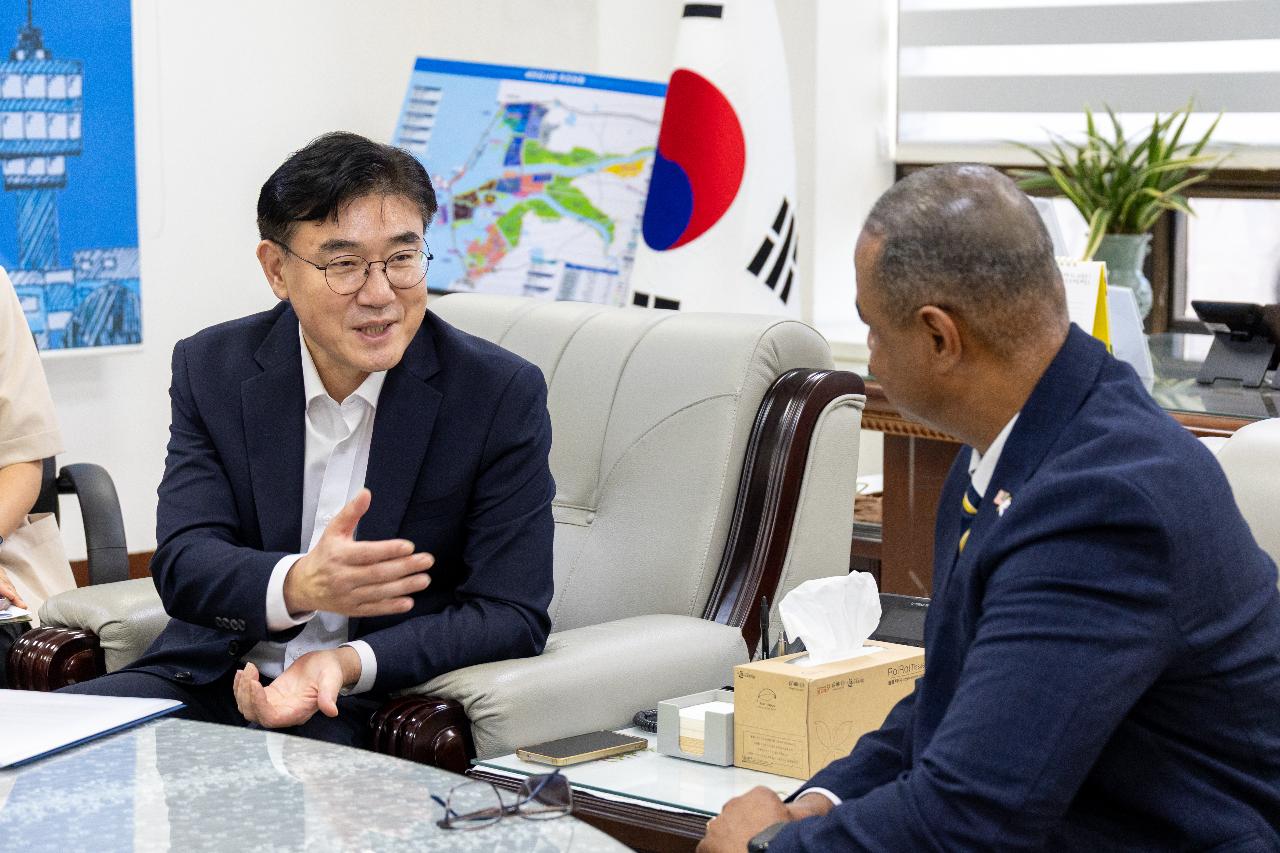 미국 타코마시 자매도시위원회 부위원장 방문