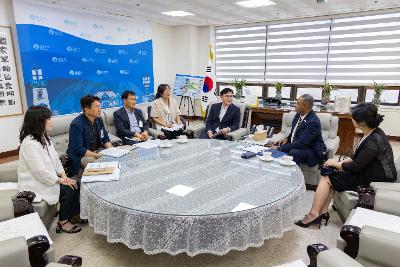미국 타코마시 자매도시위원회 부위원장 방문